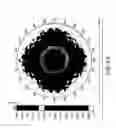 Fig. 08 - Optical film having a surface with rounded pyramidal structures