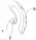 Fig. 01 - Earphone with built-in microphone