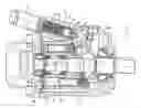 Fig. 01 - Axial piston machine having a fixable slide block on the swash plate