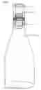 Fig. 03 - Beverage container with a nutritional substance holder of green tea or other nutritional supplements and an opener attached to a container cap