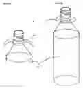 Fig. 27 - Beverage container with a nutritional substance holder of green tea or other nutritional supplements and an opener attached to a container cap