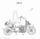 Fig. 07 - Motor cycle with fuel cell and stack structure of fuel cell