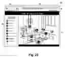 Fig. 23 - System and method for identifying activity levels in a kitchen workspace and recommending zones for the same
