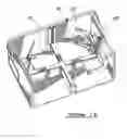 Fig. 22 - Ventilation assembly configurable for top openings and/or side openings