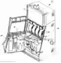 Fig. 01 - Gaming machine with interchangeable reel display arrangement