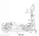 Fig. 16 - Adjustable stride elliptical motion exercise machine and associated methods