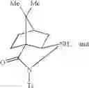 Fig. 48 - Structure of camphor-derived chiral auxiliary and method for forming the same