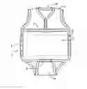 Fig. 01 - Garment for accomodating medical devices
