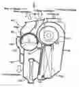 Fig. 01 - Mode door for the automotive vehicle air conditioning system