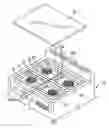 Fig. 01 - Apparatus for ventilation in a radiation gas range