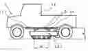 Fig. 01 - Motor vehicle with an additional crawler undercarriage
