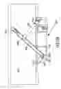 Fig. 18 - Device for diverting products sideways from a conveyor
