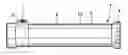 Fig. 01 - Reinforcing structure of cylinder barrel