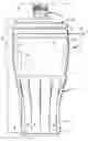 Fig. 01 - Stretch blow-molded stackable tumbler