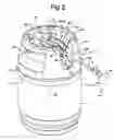 Fig. 03 - Container for drink provided with a chamber containing a flexible dispensing line