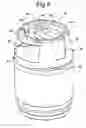 Fig. 06 - Container for drink provided with a chamber containing a flexible dispensing line