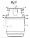 Fig. 07 - Container for drink provided with a chamber containing a flexible dispensing line