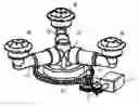 Fig. 01 - Electric motor driven showerhead