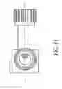 Fig. 13 - Single longitudinal valve ready to use house end sprayer