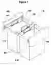 Fig. 02 - Combination of telescopically extendable frame with a laundry bag assembly