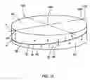 Fig. 13 - Adjustable leveling pedestal for a free-standing object