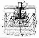 Fig. 01 - Device for stirring a liquid and for injecting a gas into this liquid, suitable for shallow basins