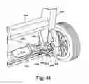 Fig. 40 - Folding bench with three member top