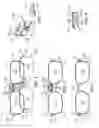 Fig. 05 - Eyeframe with interchangeable lenspieces held by magnetic closure and interchangeable lens system