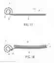 Fig. 11 - Method for machining an eyeglass lens, and adhesive label useful when machining the eyeglass lens
