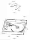 Fig. 10 - Sway-type micro-actuator with slider holding arms for a disk drive head gimbal assembly
