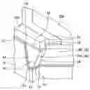 Fig. 01 - Magnetic head for perpendicular magnetic recording with encasing layer