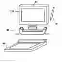 Fig. 01 - Tablet computer stander apparatus with keyboard room space thereof