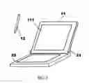 Fig. 04 - Tablet computer stander apparatus with keyboard room space thereof