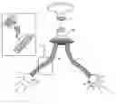 Fig. 01 - Light socket adapter and adjustable light fixture