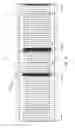 Fig. 09 - Clock having a linear array of graduations and light bands indicating hours, minutes, and seconds
