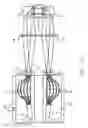 Fig. 35 - Optical device with slab waveguide and channel waveguides on substrate