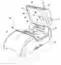 Fig. 01 - Detachable vehicle entertainment system for the armrest/console of a vehicle
