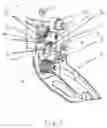 Fig. 03 - Front derailleur with variable attachment to a bicycle frame