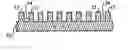 Fig. 01 - High density array of micro-machined electrodes for neural stimulation