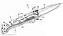 Fig. 01 - Locking mechanism for folding knife
