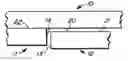Fig. 01 - Laminate flooring panel bevel and method of manufacturing same