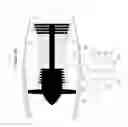 Fig. 02 - Aircraft with disengageable engine and auxiliary power unit components