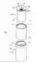 Fig. 02 - Heating and cooling device with replaceable cartridge for beverage containers