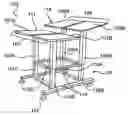 Fig. 01 - Modular, sterilizable surgical table for use in medical procedures