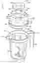Fig. 01 - Interlocking blender container, cover and cover plug