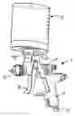 Fig. 01 - Spray gun with rotatable reservoir