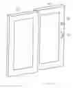 Fig. 02 - Knob assembly for a door
