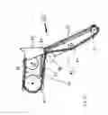 Fig. 28 - Mechanism for folding hardtop