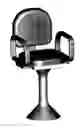 Fig. 01 - Adjustable arm and armrest assembly