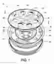 Fig. 02 - Decorated wheel with a permanent stylized cover and process for its manufacture